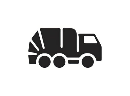 Waste Truck Drawing Art Print | Garbage Truck #7 | RedKalion