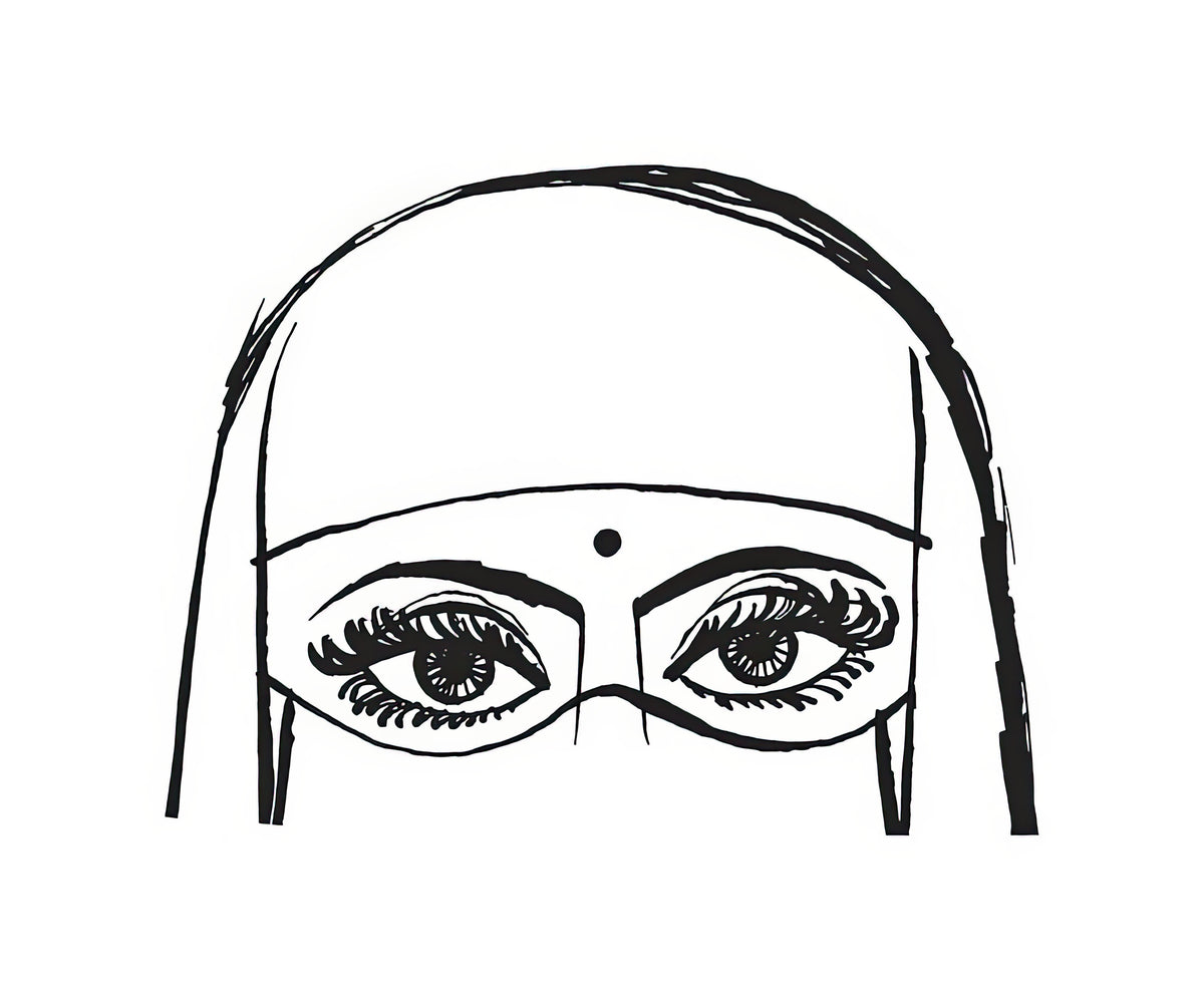 Woman with Bindi Art Print | Museum-Quality Fine Art Print | RedKalion