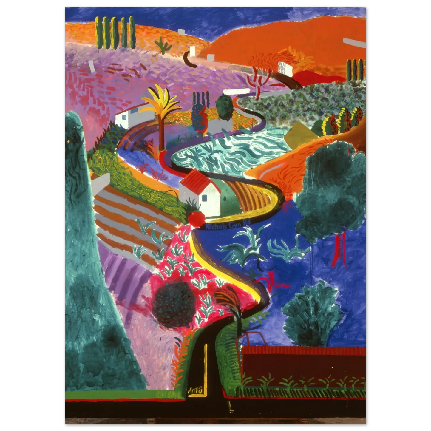 David Hockney - David Hockney Wall art - 70x100 cm / 28x40 inches - Fine Art Poster - -