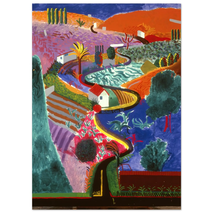 David Hockney - David Hockney Wall art - 70x100 cm / 28x40 inches - Fine Art Poster - -