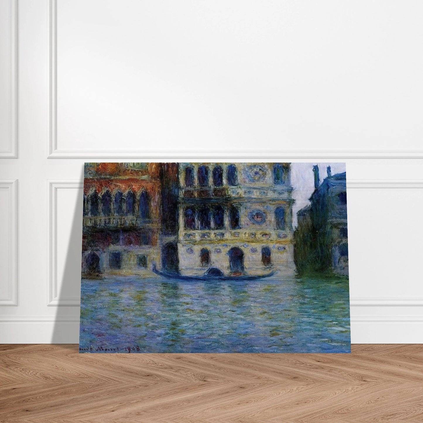 Palazzo Dario - claude monet Brushed Aluminum Print - 70x100 cm / 28x40 inches | claude monet Aluminum Print | claude monet Prints