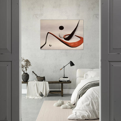 SPACE TUNNEL 1932 - Alexander Calder Brushed Aluminum Print - 70x100 cm / 28x40 inches | Alexander Calder Aluminum Print | Alexander Calder Prints