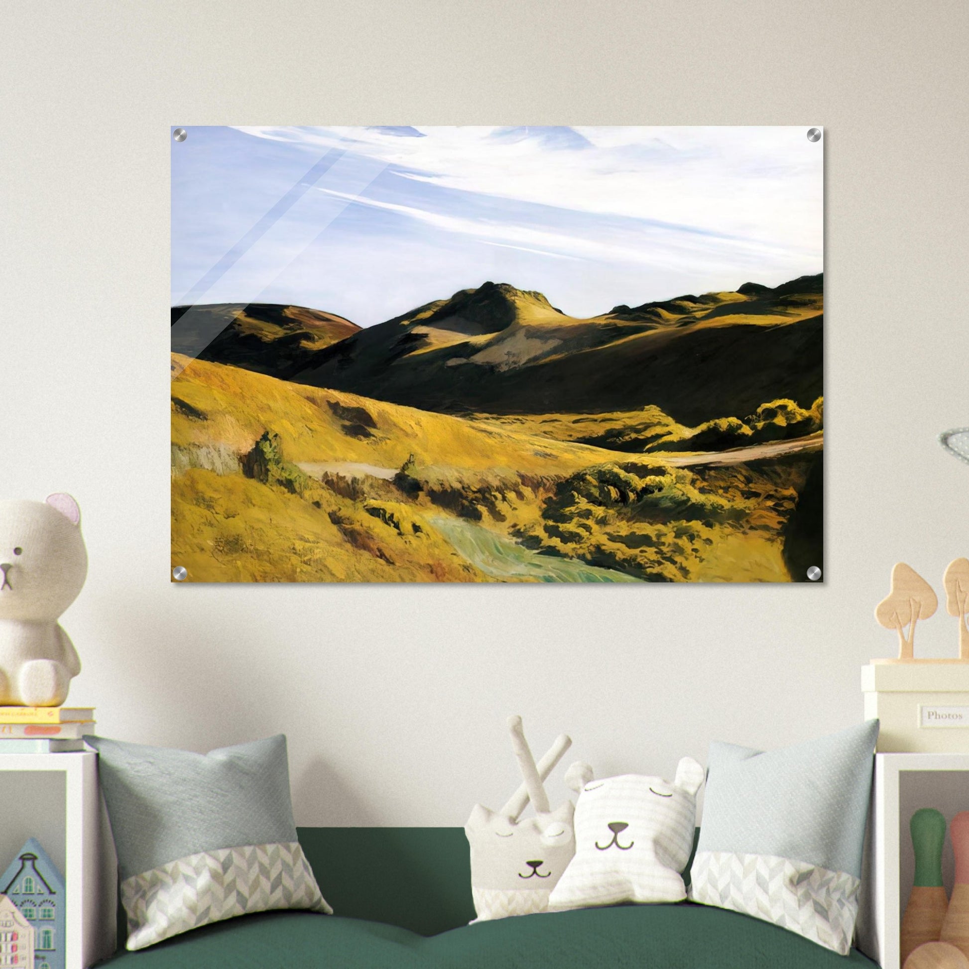 The Camel s Hump - Edward Hopper Acrylic Print - 70x100 cm / 28x40″ inches | Edward Hopper Wall Art | Edward Hopper Prints