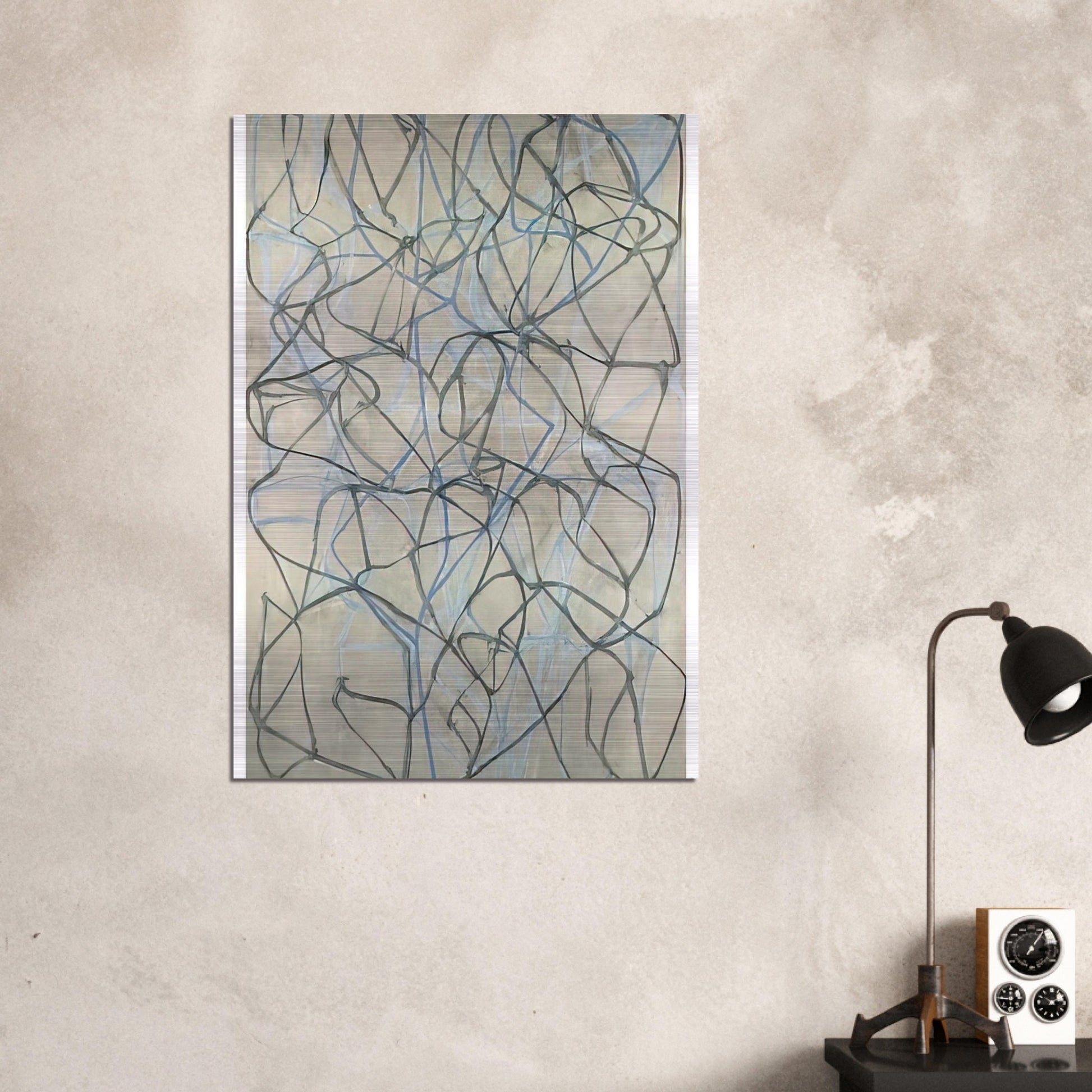 The Studio - 1990 - Brice Marden Brushed Aluminum Print - 70x100 cm / 28x40 inches | Brice Marden Aluminum Print | Brice Marden Prints