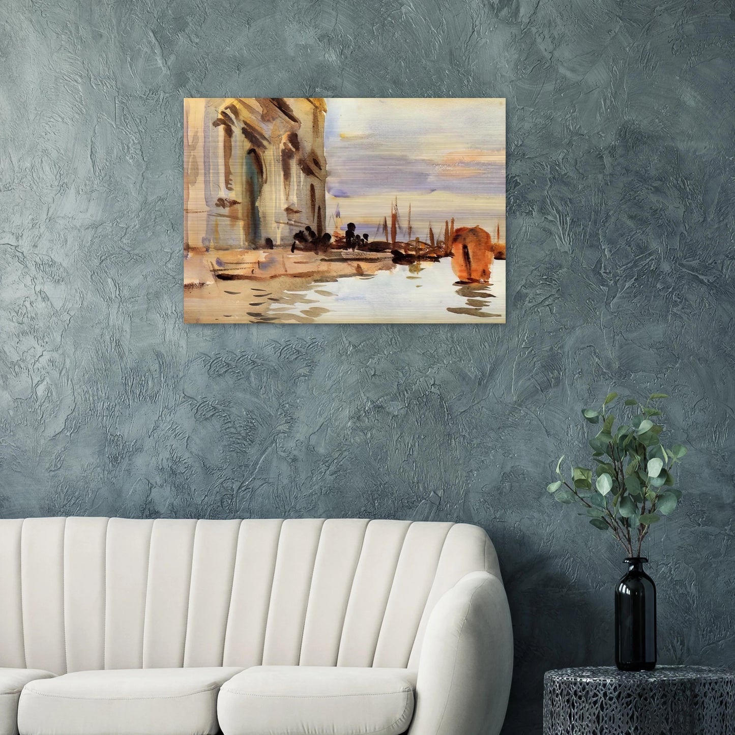 Spirito Santo, Saattera - John Singer Sargent Brushed Aluminum Print - 70x100 cm / 28x40 inches | John Singer Sargent Aluminum Print | John Singer Sargent Prints