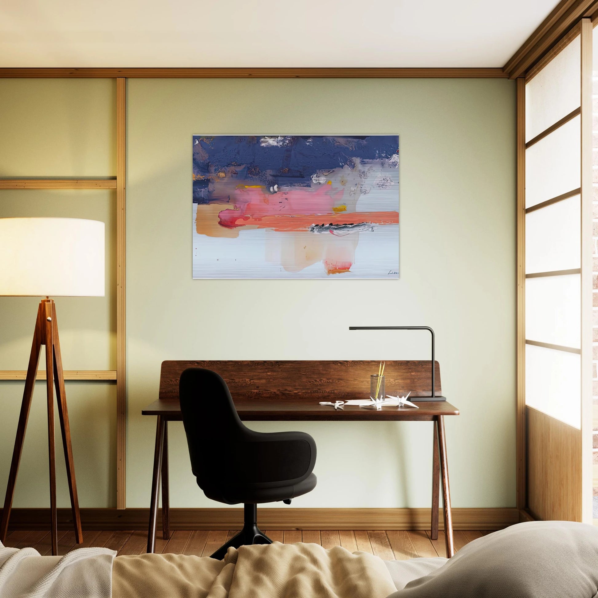 Western Roadmap, 1991- - Helen Frankenthaler Brushed Aluminum Print - 70x100 cm / 28x40 inches | Helen Frankenthaler Aluminum Print | Helen Frankenthaler Prints
