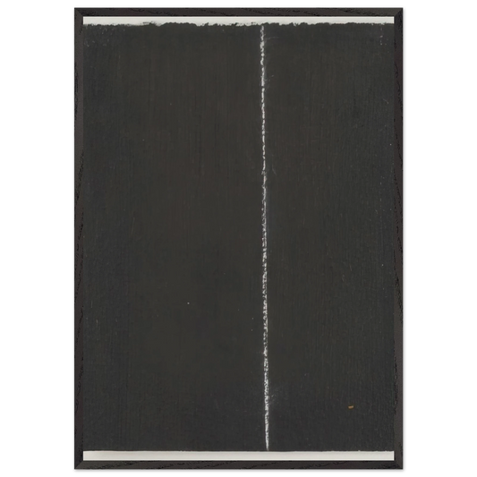 Lines - 1982 N2 - Raoul De Keyser 70x100 cm / 28x40 inches Framed Art Print – Black Wooden Frame