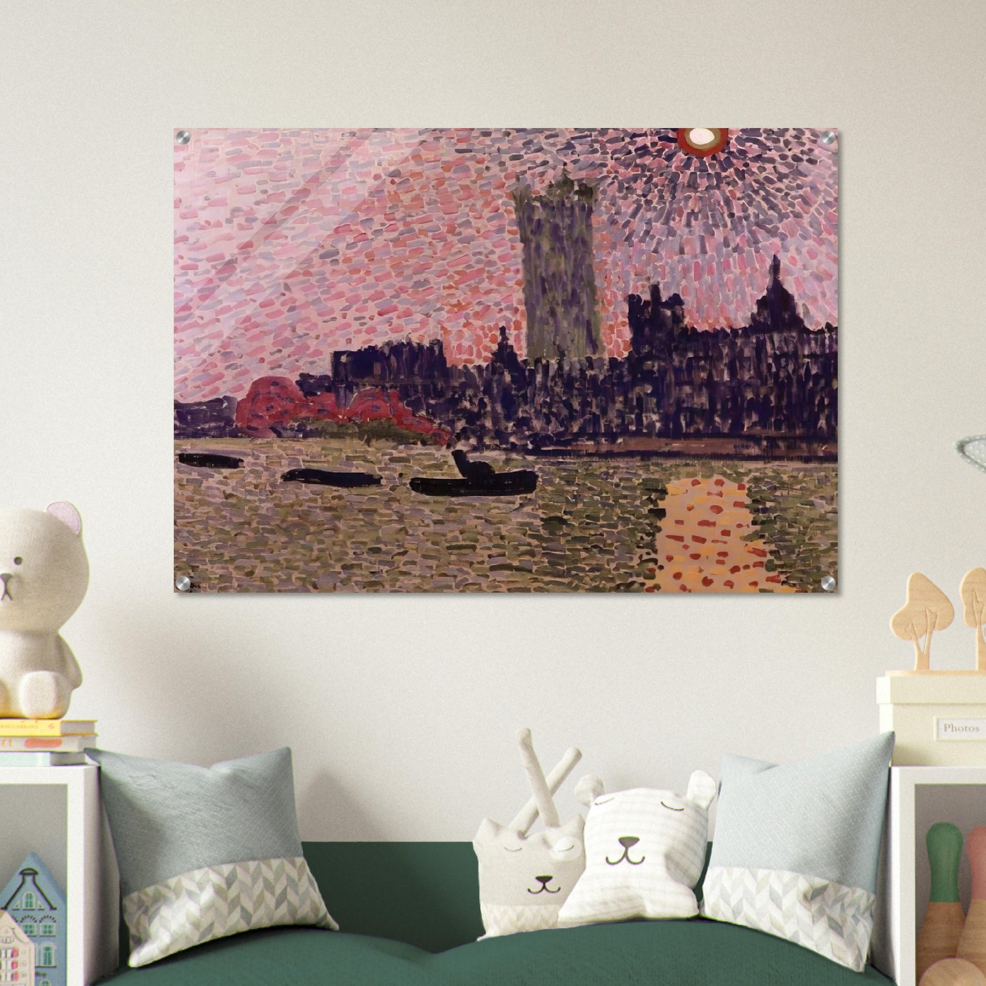 WESTMINSTER 1905 - Andre Derain Acrylic Print - 70x100 cm / 28x40″ inches | Andre Derain Wall Art | Andre Derain Prints