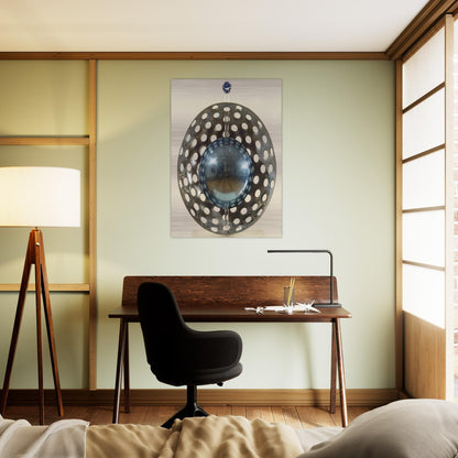 Perforaciones con reflexion - 1967 - Gyula Kosice Brushed Aluminum Print - 70x100 cm / 28x40 inches | Gyula Kosice Aluminum Print | Gyula Kosice Prints