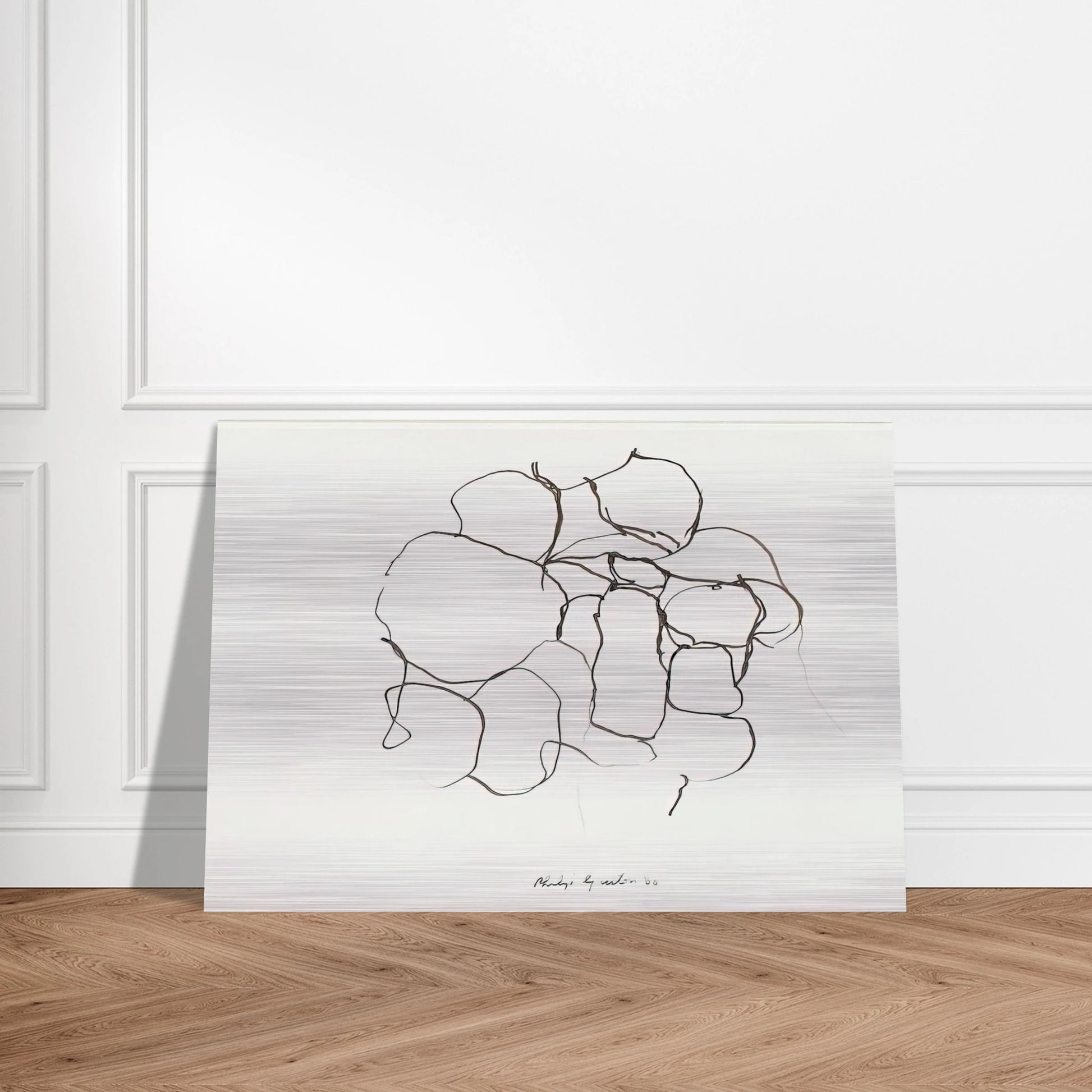 UNTITLED 5 - Philip Guston Brushed Aluminum Print - 70x100 cm / 28x40 inches | Philip Guston Aluminum Print | Philip Guston Prints