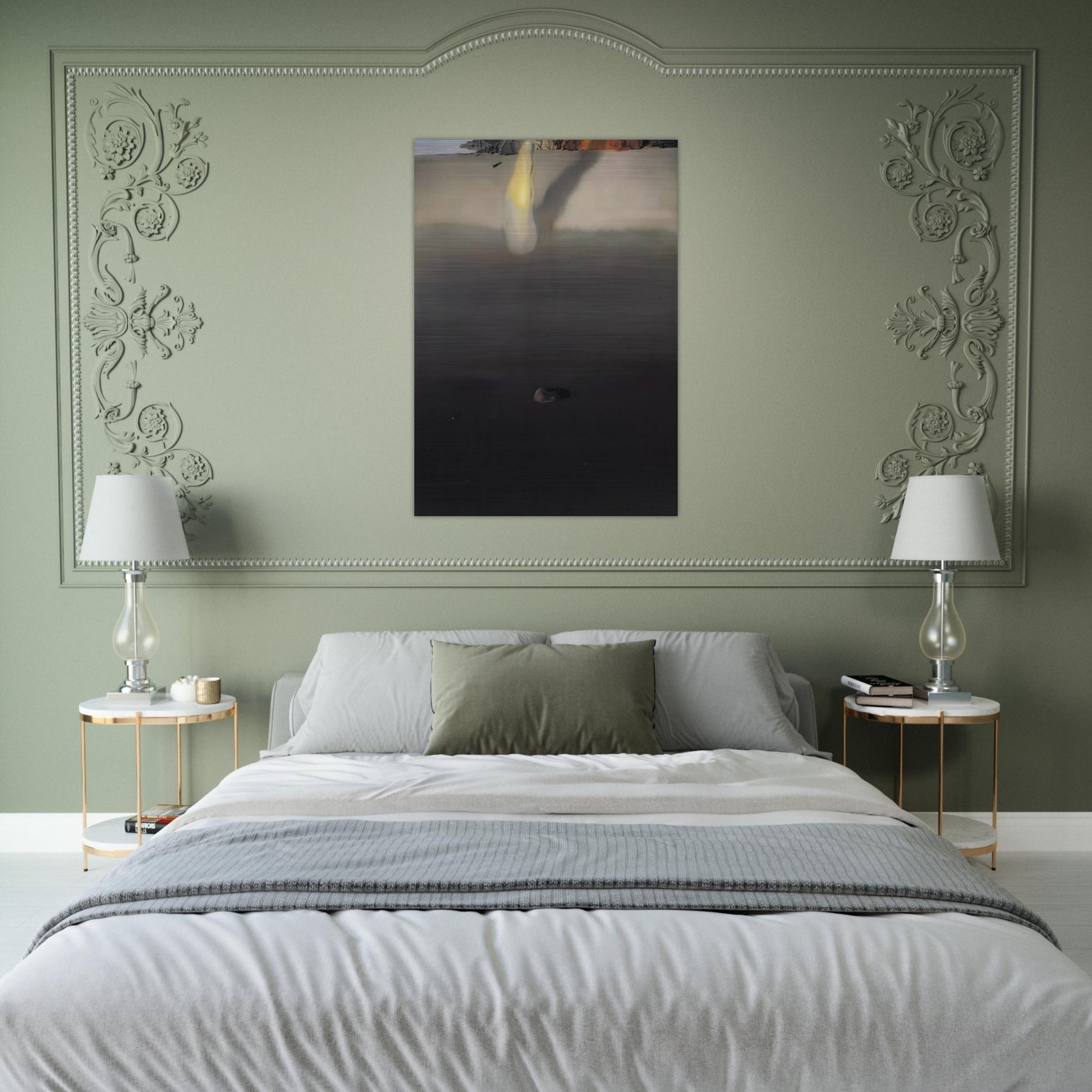 ON THE SEASHORE - Salvador Dali Brushed Aluminum Print - 70x100 cm / 28x40 inches | Salvador Dali Aluminum Print | Salvador Dali Prints