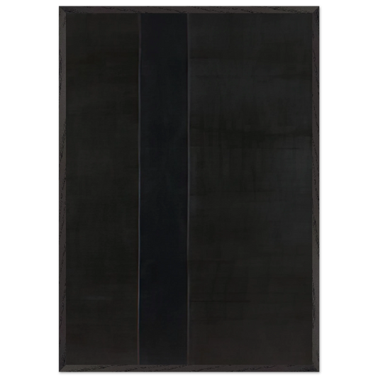 Abraham - Barnett Newman 70x100 cm / 28x40 inches Framed Art Print – Black Wooden Frame