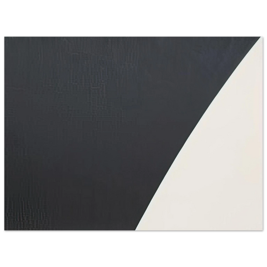 Ellsworth Kelly - White Curve VII  75x100 cm / 30x40inches Fine Art Poster