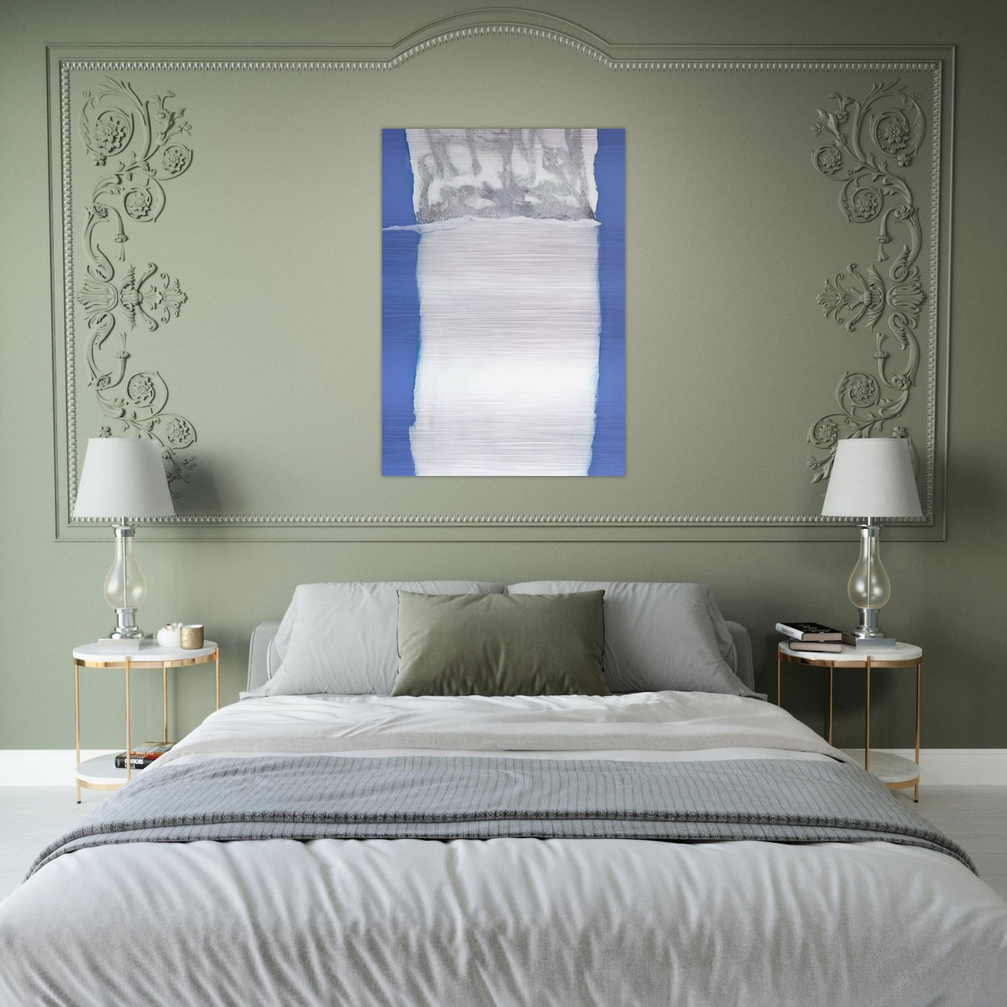 Morning 24c - 1979 - Theodoros Stamos Brushed Aluminum Print - 70x100 cm / 28x40 inches | Theodoros Stamos Aluminum Print | Theodoros Stamos Prints