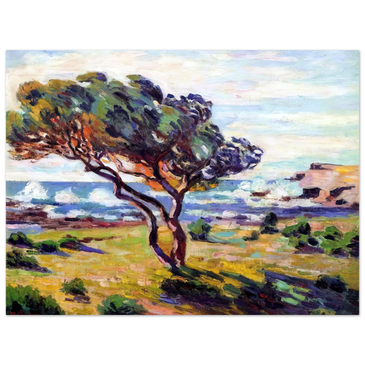Armand Guillaumin - Rafales de vent, Le Brusc - 1911  75x100 cm / 30x40inches Fine Art Poster