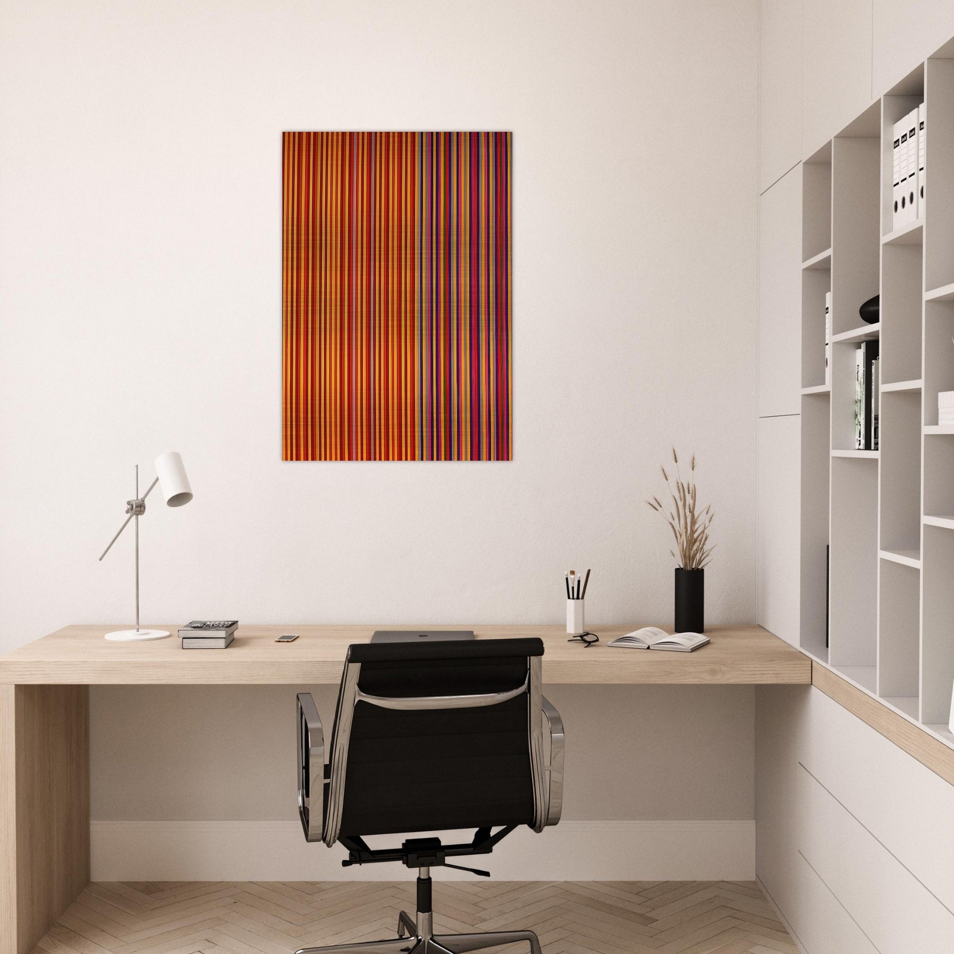 Equinox - 1965 - Gene Davis Brushed Aluminum Print - 70x100 cm / 28x40 inches | Gene Davis Aluminum Print | Gene Davis Prints