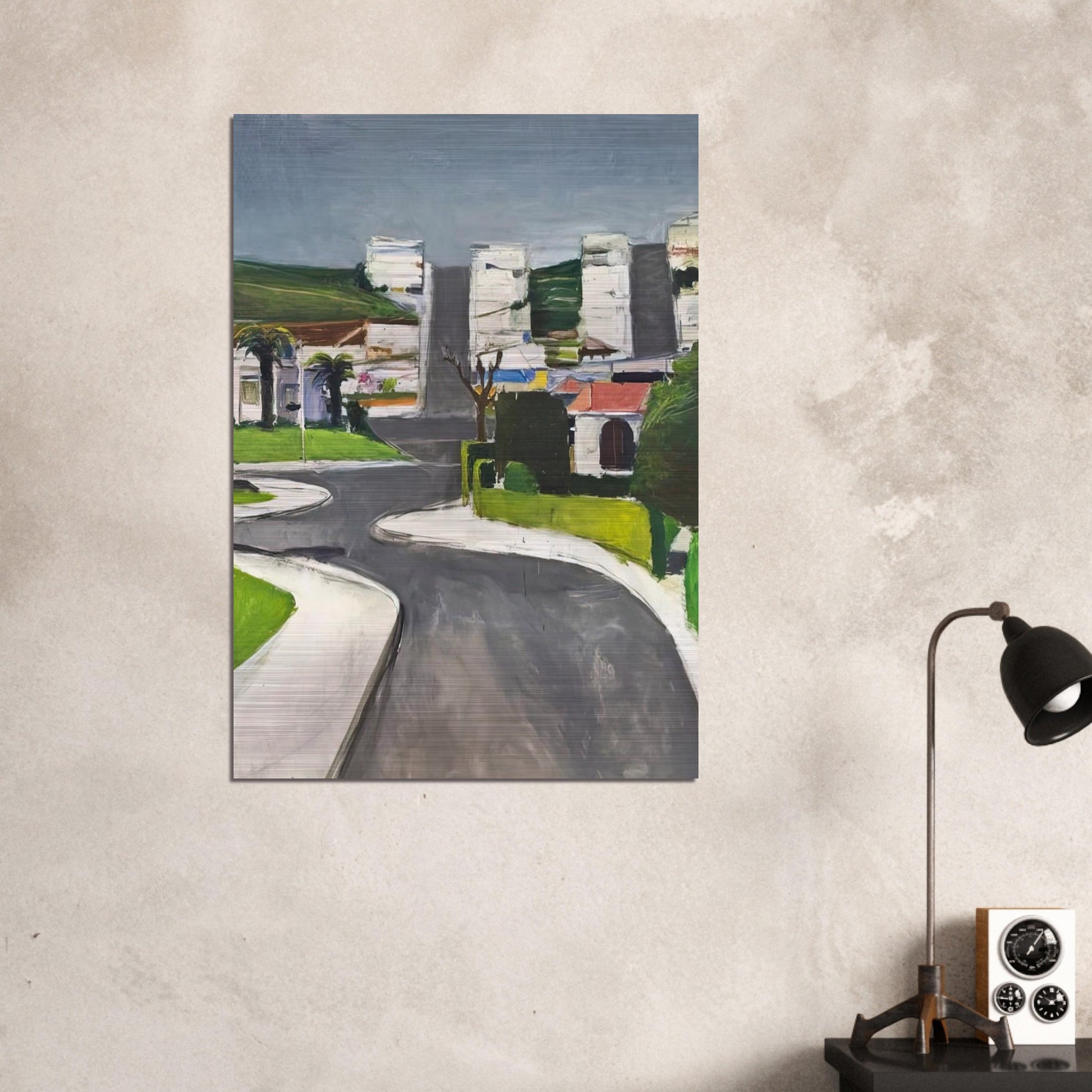 Ingleside - Richard Diebenkorn Brushed Aluminum Print - 70x100 cm / 28x40 inches | Richard Diebenkorn Aluminum Print | Richard Diebenkorn Prints