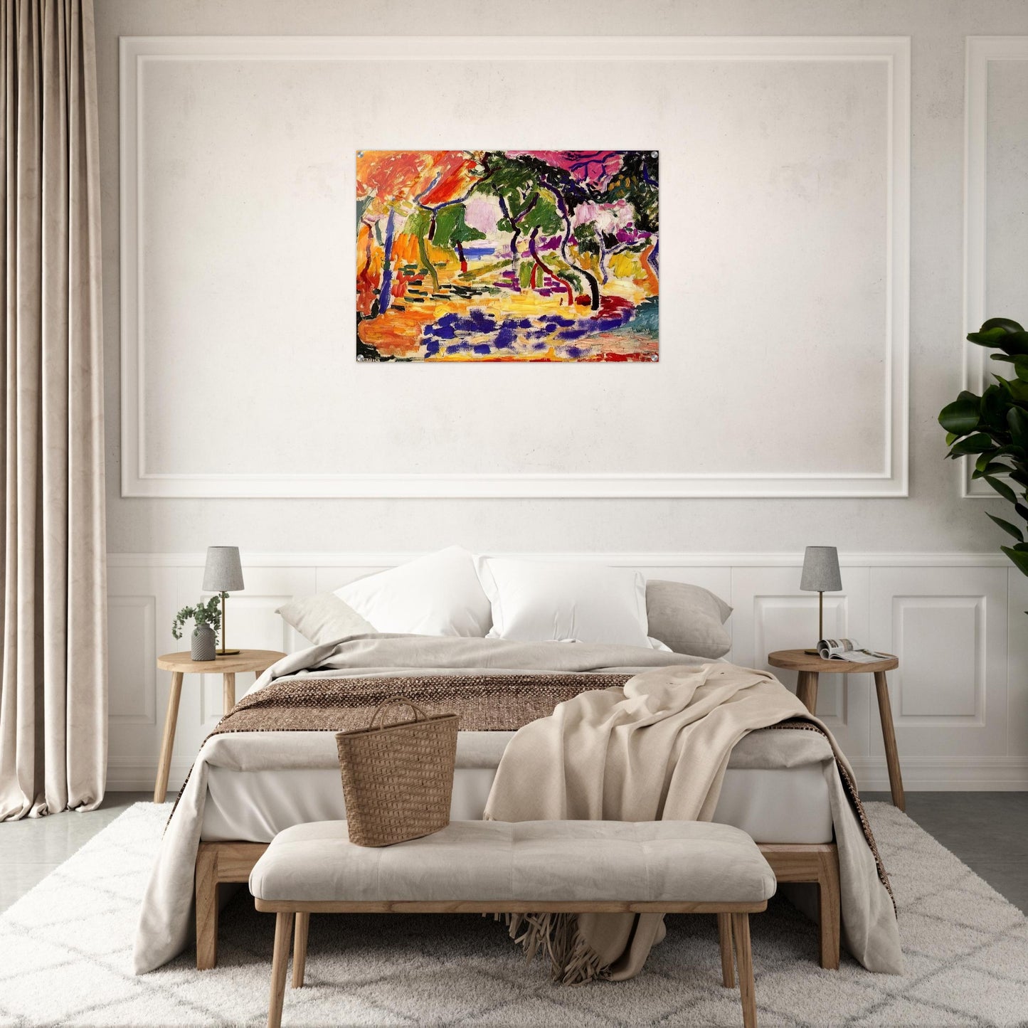 COUNTRYSIDE AT COLLIOURE 1905 - Henri Matisse Acrylic Print - 70x100 cm / 28x40″ inches