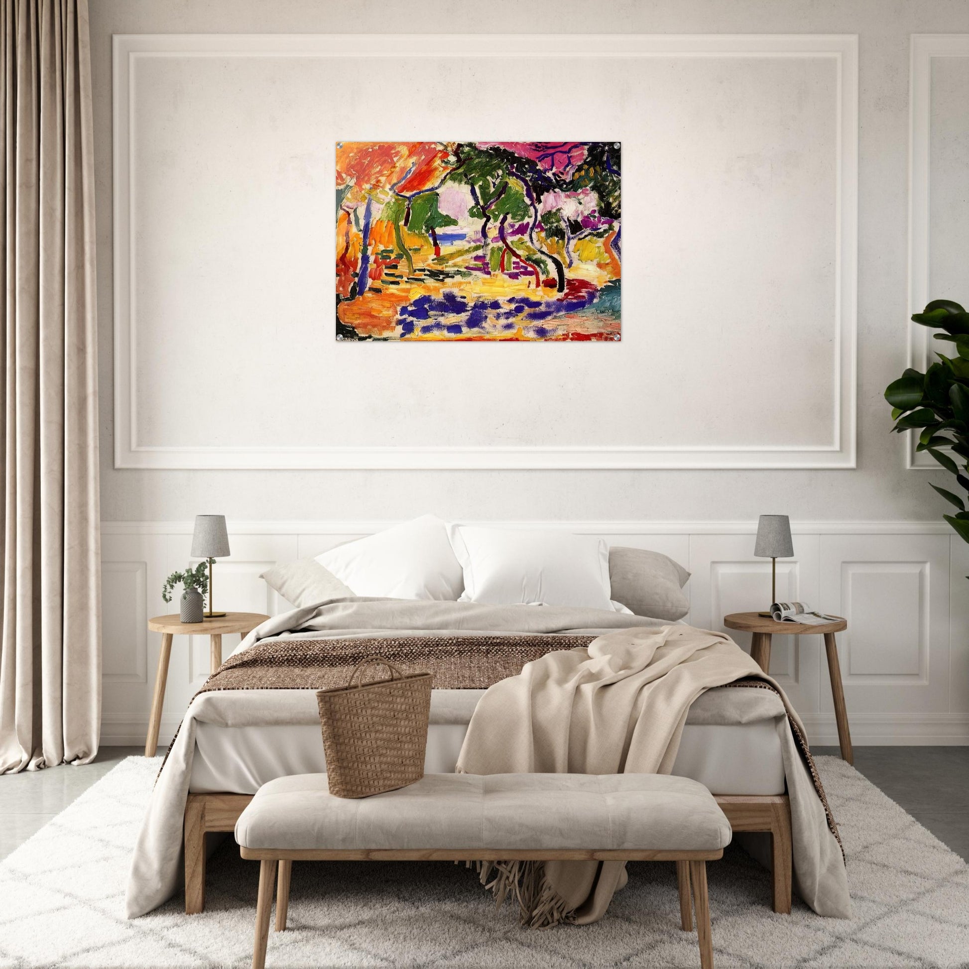 COUNTRYSIDE AT COLLIOURE 1905 - Henri Matisse Acrylic Print - 70x100 cm / 28x40″ inches