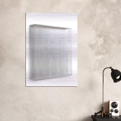 VIBRATION BLANCHE 1995 - Jesus Rafael Soto Brushed Aluminum Print - 70x100 cm / 28x40 inches | Jesus Rafael Soto Aluminum Print | Jesus Rafael Soto Prints