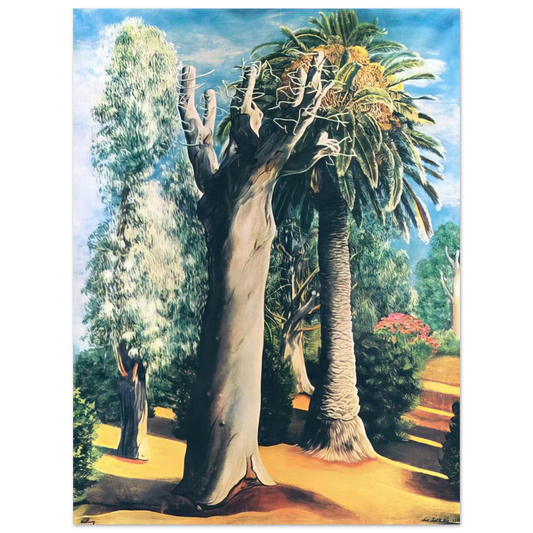 Moise Kisling - EUCALYPTUS AND PALM 1935  75x100 cm / 30x40inches Fine Art Poster