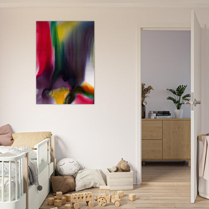 Phenomena Agate Bridge - Paul Jenkins Brushed Aluminum Print - 70x100 cm / 28x40 inches | Paul Jenkins Aluminum Print | Paul Jenkins Prints