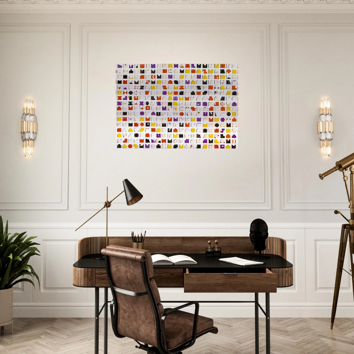Book of Time - 1961 - Lygia Pape Brushed Aluminum Print - 70x100 cm / 28x40 inches | Lygia Pape Aluminum Print | Lygia Pape Prints