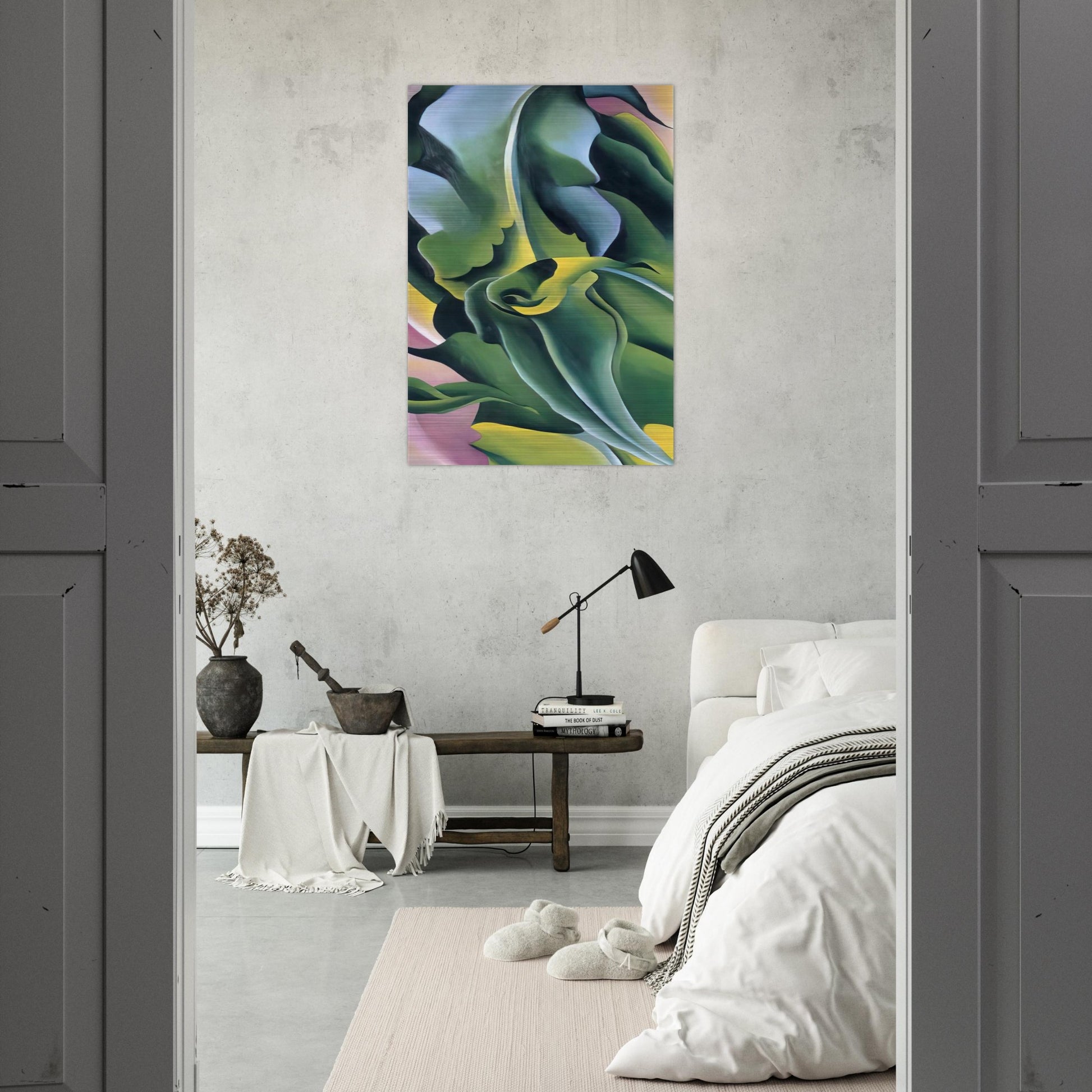 Corn No. 2 - Georgia O'Keeffe Brushed Aluminum Print - 70x100 cm / 28x40 inches | Georgia O'Keeffe Aluminum Print | Georgia O'Keeffe Prints