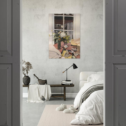 STILL LIFE WITH STAPLER 1970 - Fairfield Porter Brushed Aluminum Print - 70x100 cm / 28x40 inches | Fairfield Porter Aluminum Print | Fairfield Porter Prints