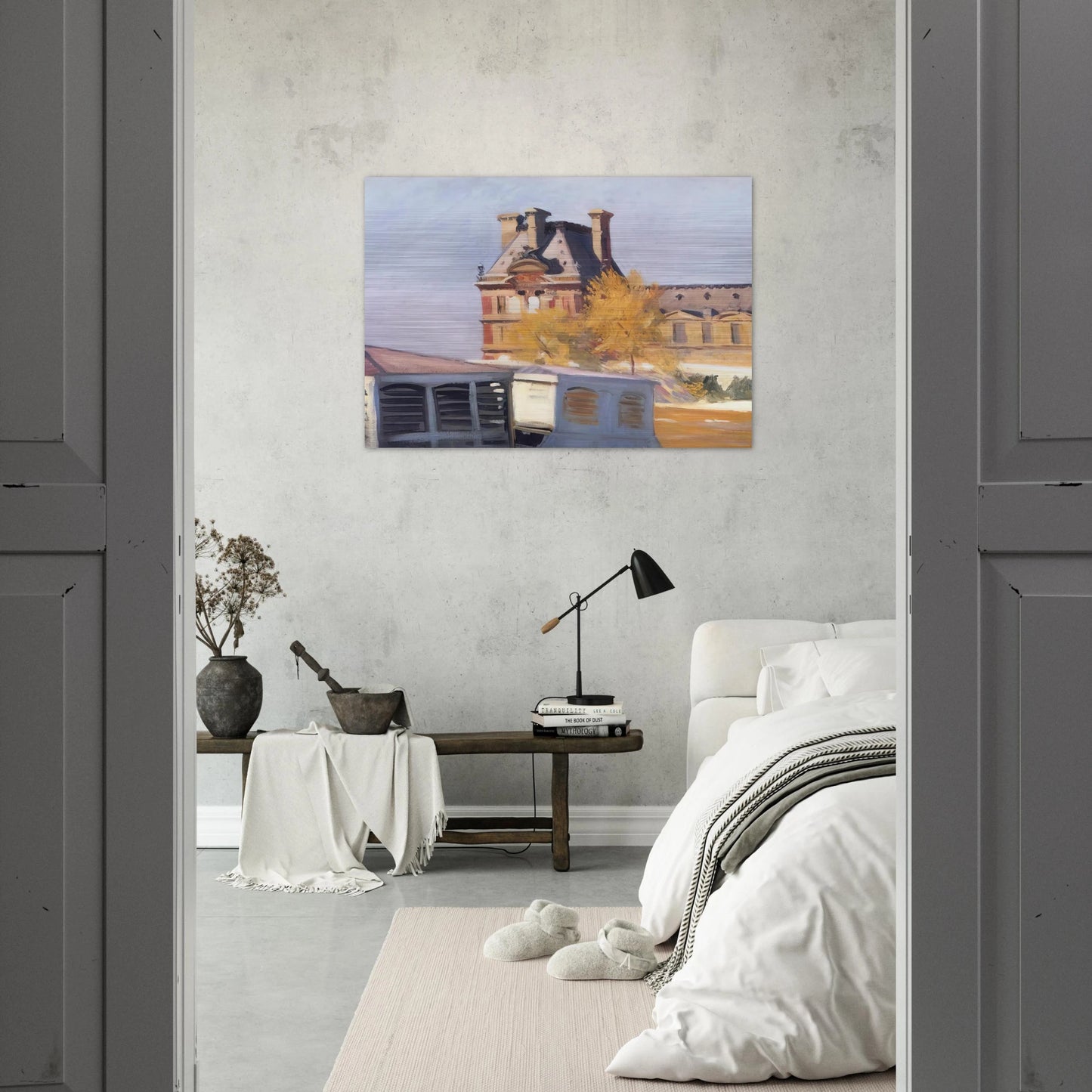 Le Pavillon de Flore - Edward Hopper Brushed Aluminum Print - 70x100 cm / 28x40 inches | Edward Hopper Aluminum Print | Edward Hopper Prints