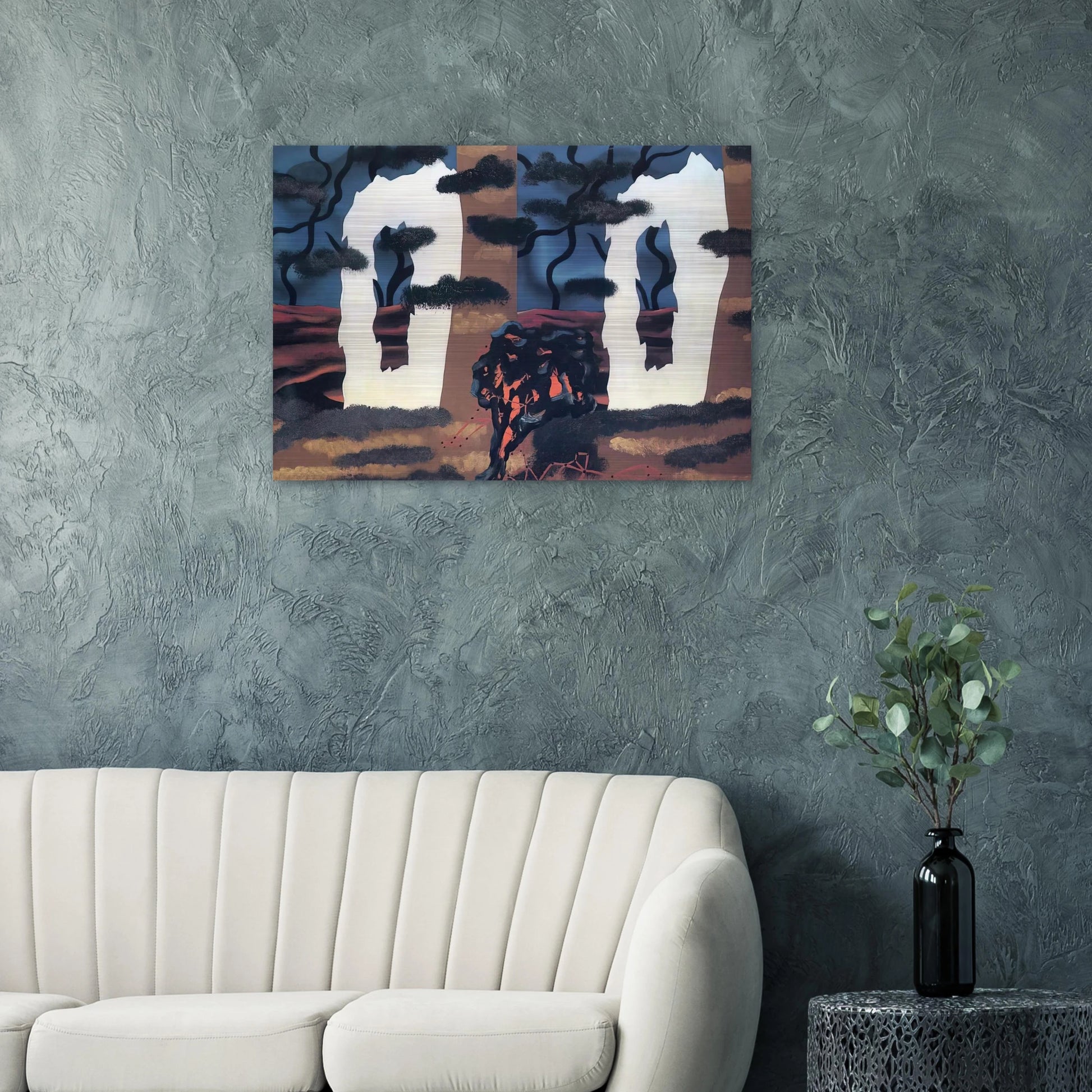 A TASTE OF THE INVISIBLE 1927 - Rene Magritte Brushed Aluminum Print - 70x100 cm / 28x40 inches | Rene Magritte Aluminum Print | Rene Magritte Prints