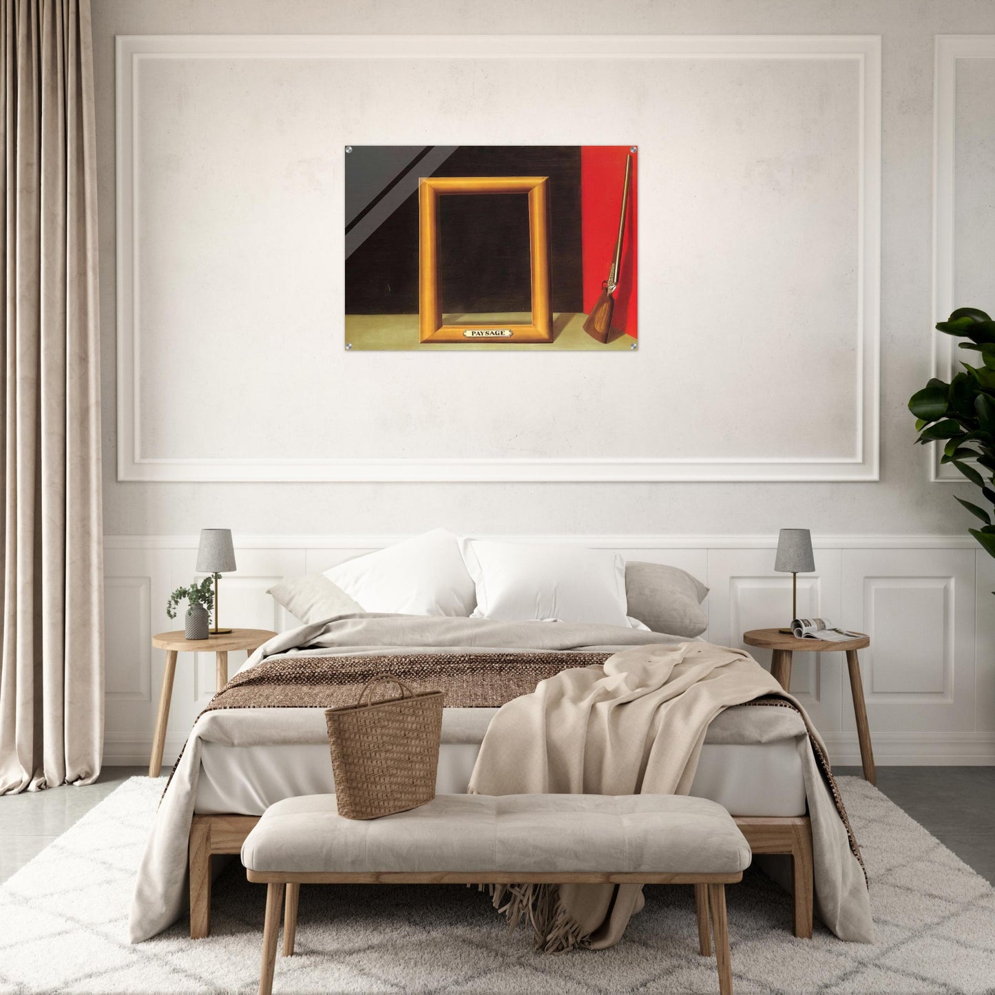THE DELIGHTS OF LANDSCAPE 1928 - Rene Magritte Acrylic Print - 70x100 cm / 28x40″ inches