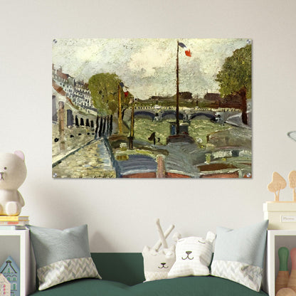NINE - Maurice Utrillo Acrylic Print - 70x100 cm / 28x40″ inches