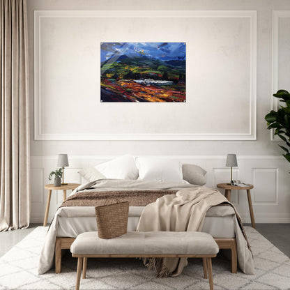 Untitled - Abstract Expressionism, Neo-Expressionism - Gebre Kristos Desta Acrylic Print - 70x100 cm / 28x40″ inches