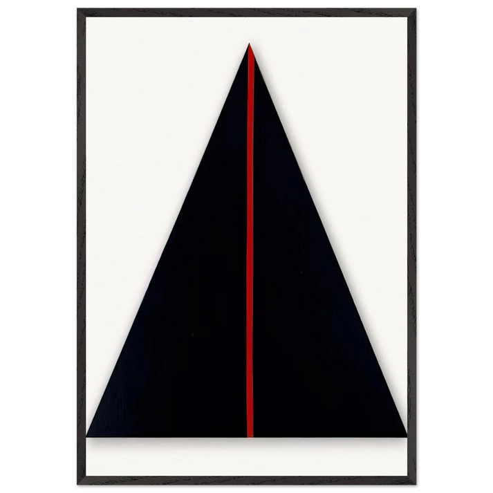 Jericho - Barnett Newman 70x100 cm / 28x40 inches Framed Art Print – Black Wooden Frame