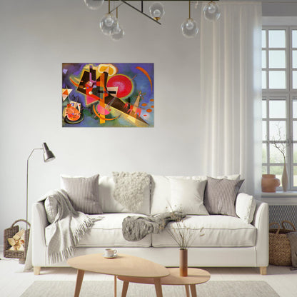 IN BLUE 1925 - Wassily Kandinsky Brushed Aluminum Print - 70x100 cm / 28x40 inches | Wassily Kandinsky Aluminum Print | Wassily Kandinsky Prints