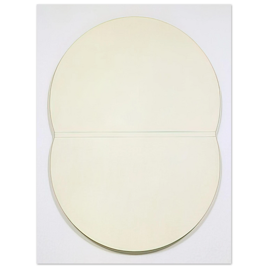 Ellsworth Kelly - White Plaque. Bridge Arch and Reflection  75x100 cm / 30x40inches Fine Art Poster