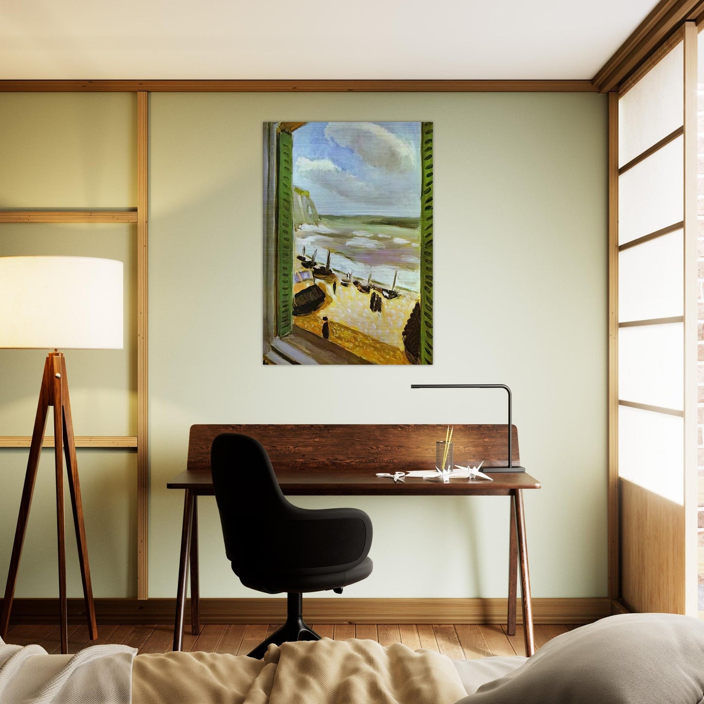 OPEN WINDOW AT COLLIOURE 1905 - Henri Matisse Brushed Aluminum Print - 70x100 cm / 28x40 inches | Henri Matisse Aluminum Print | Henri Matisse Prints