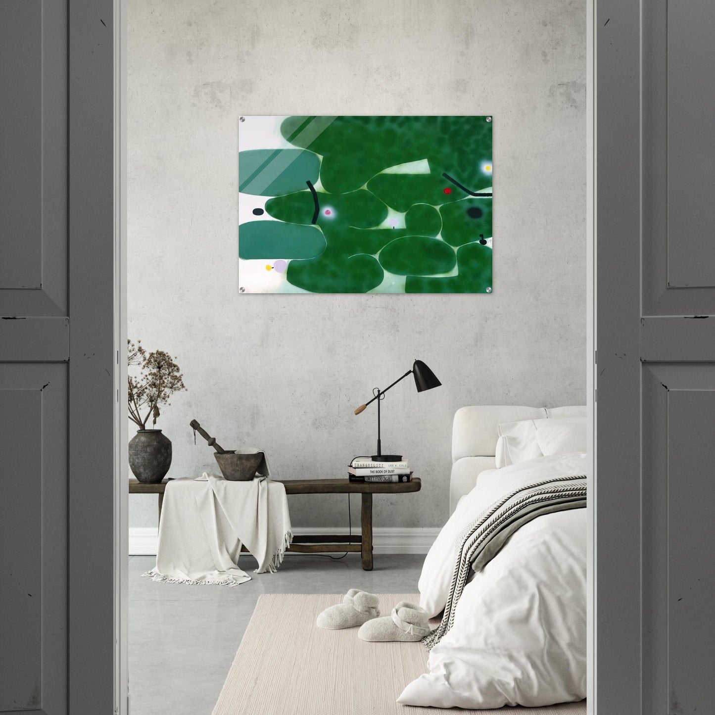 The Green Earth - 1980 - Victor Pasmore Acrylic Print - 70x100 cm / 28x40″ inches