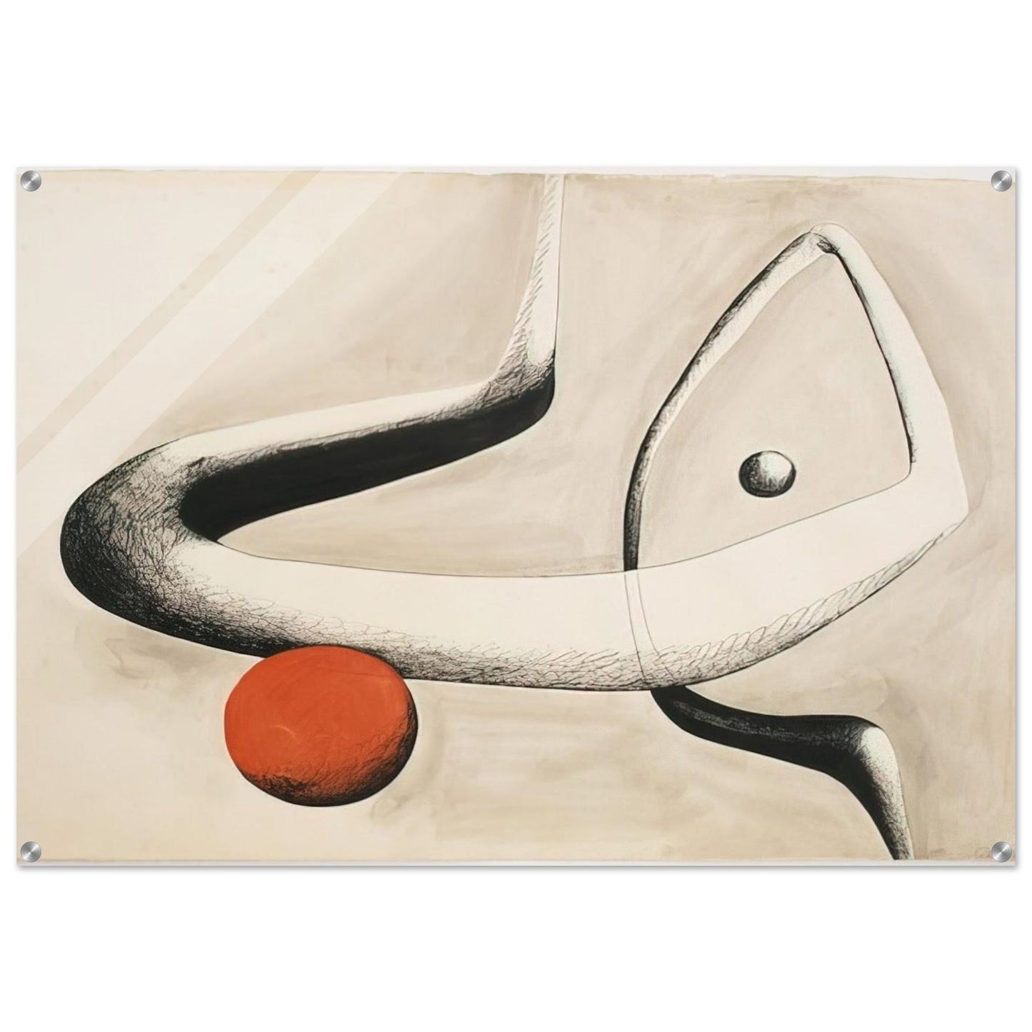 UNTITLED 1932 0 - Alexander Calder Acrylic Print - 70x100 cm / 28x40″ inches