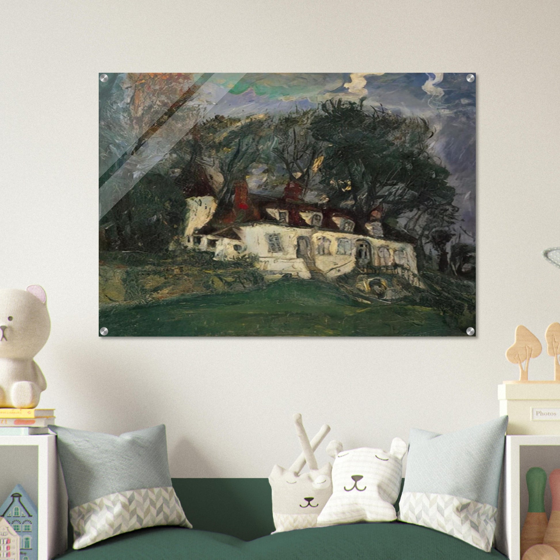 HOUSE AT OISEME 1934 - Chaim Soutine Acrylic Print - 70x100 cm / 28x40″ inches