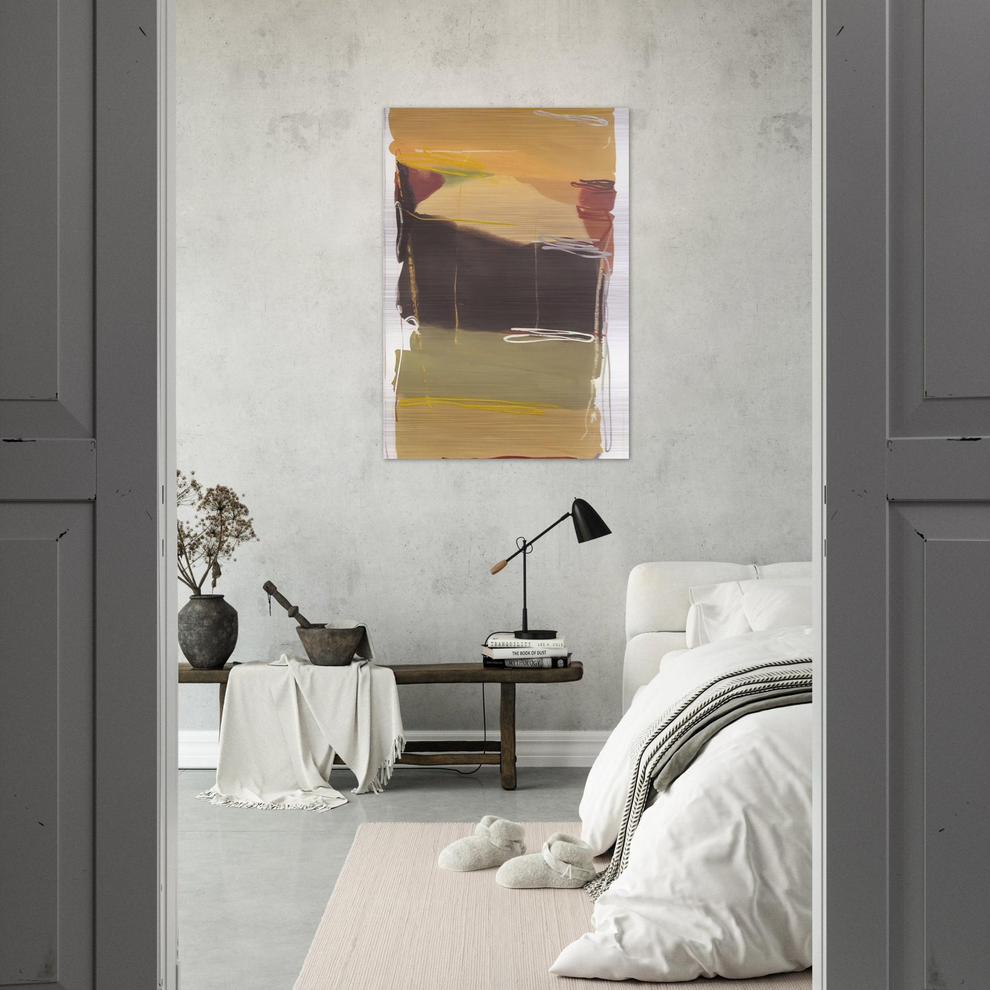 Untitled - 1993 - Larry Zox Brushed Aluminum Print - 70x100 cm / 28x40 inches | Larry Zox Aluminum Print | Larry Zox Prints