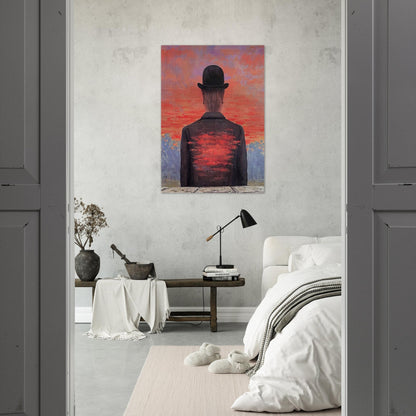 THE POET RECOMPENSED 1956 - Rene Magritte Brushed Aluminum Print - 70x100 cm / 28x40 inches | Rene Magritte Aluminum Print | Rene Magritte Prints
