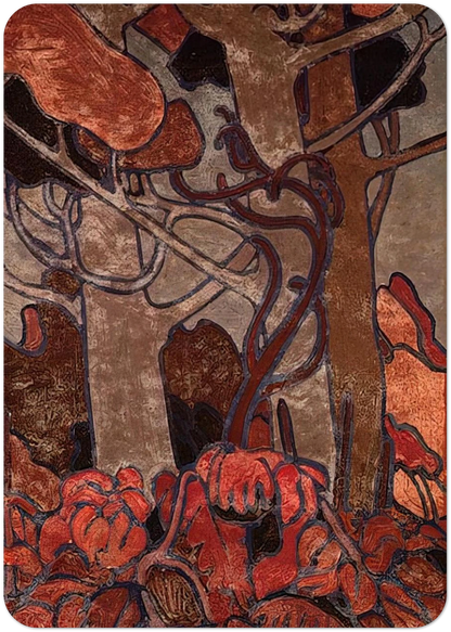 FOREST UNDERGROWTH I 1916 By Tom Thomson Pack of 10 Post Cards | Tom Thomson Post Cards | A6 (10.5 x 14.8 cm) - 4.1 x 5.8 inches