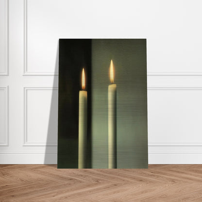 CANDLES - Gerhard Richter Brushed Aluminum Print - 70x100 cm / 28x40 inches | Gerhard Richter Aluminum Print | Gerhard Richter Prints