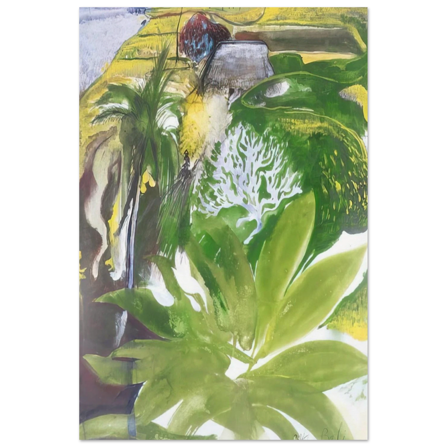 Bali - figurative - Brett Whiteley Art Prints - 100x150 cm / 40x60″ inches | Brett Whiteley Poster | Brett Whiteley Prints