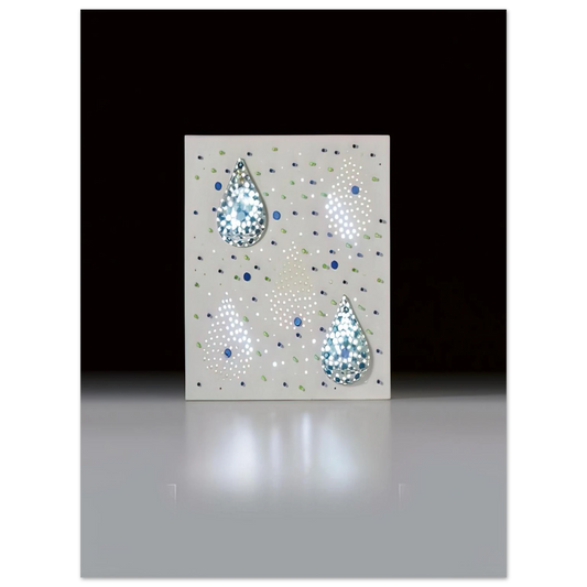 Gyula Kosice - LumÃƒÂ­nica con dos gotas ComposiciÃƒÂ³n con gotas de agua - 1970  75x100 cm / 30x40inches Fine Art Poster