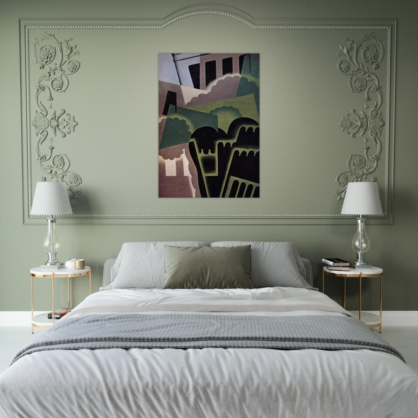 LANDSCAPE - Juan Gris Brushed Aluminum Print - 70x100 cm / 28x40 inches | Juan Gris Aluminum Print | Juan Gris Prints
