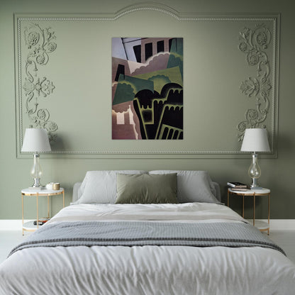 LANDSCAPE - Juan Gris Brushed Aluminum Print - 70x100 cm / 28x40 inches | Juan Gris Aluminum Print | Juan Gris Prints