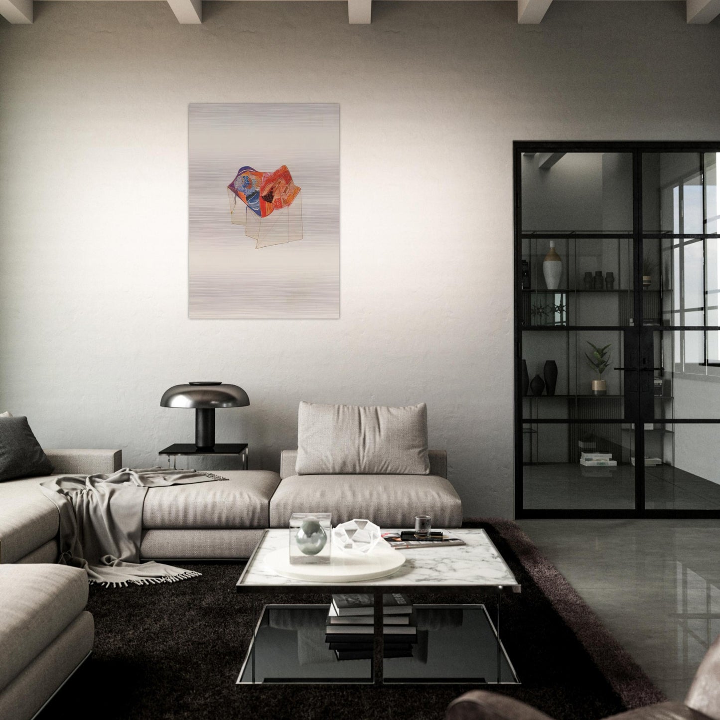 Sem título - 1969 - Menez Brushed Aluminum Print - 70x100 cm / 28x40 inches | Menez Aluminum Print | Menez Prints